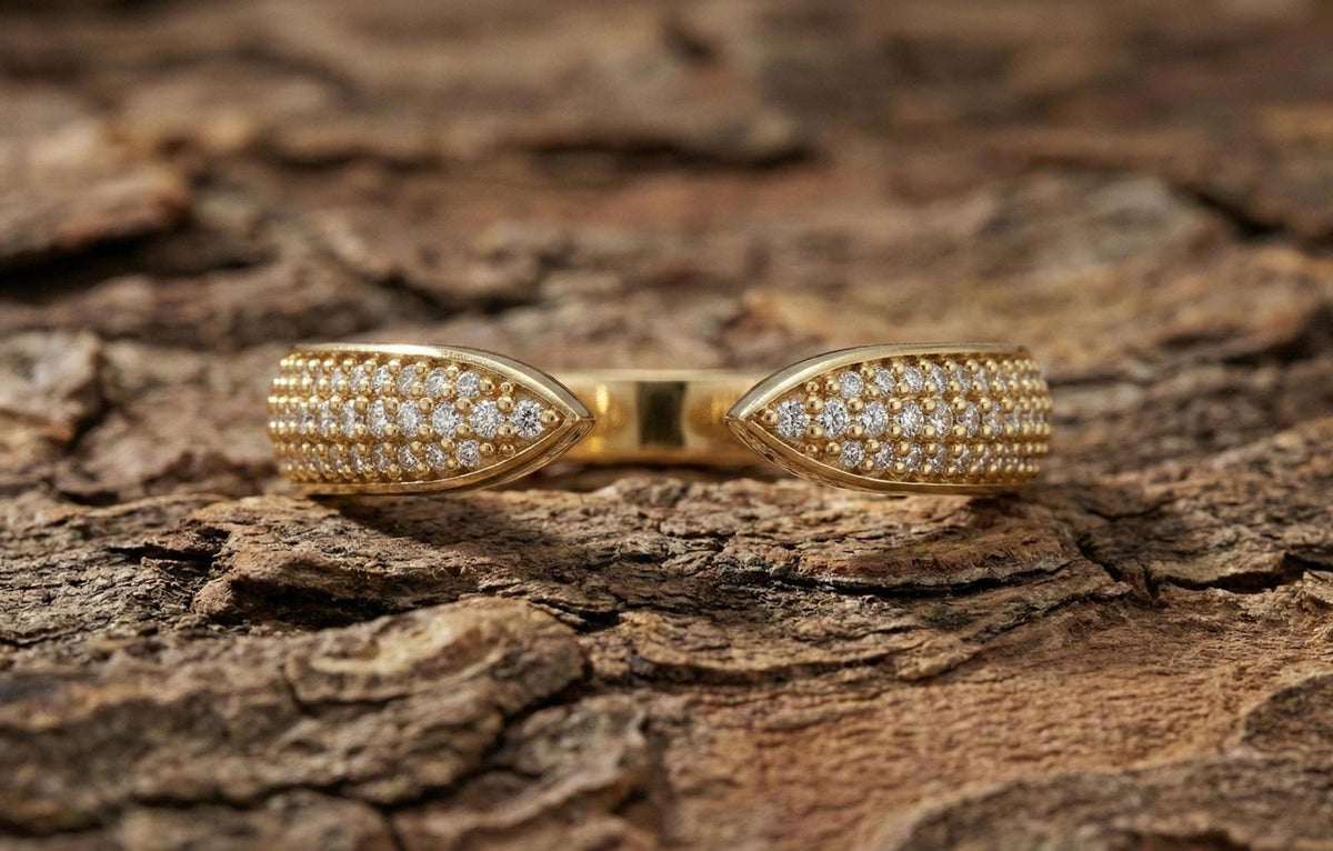 925 Sterling Silver Ring, Minimalist Handmade Silver Jewellery, Pave Diamond Ring , Women Fine Jewellery, Trendy Fine Jewelry, Luxury Band
