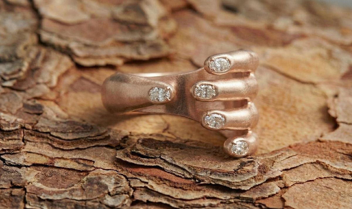Silver CZ Eternity Band, Double Row Pave Stacking Ring