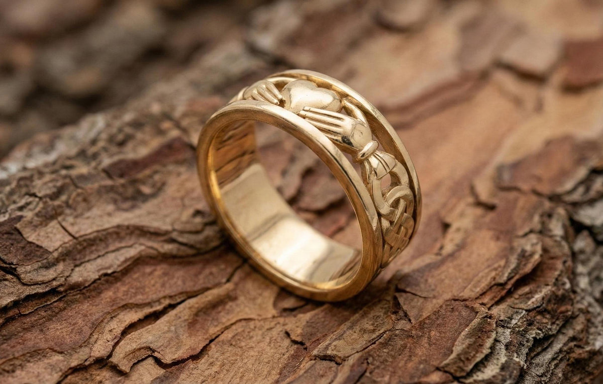 Sterling Silver Hands Holding Heart Ring | Fede Ring | Fenian Claddagh Band | Friendship Promise Ring | Love Hug Ring | Meaningful Gift