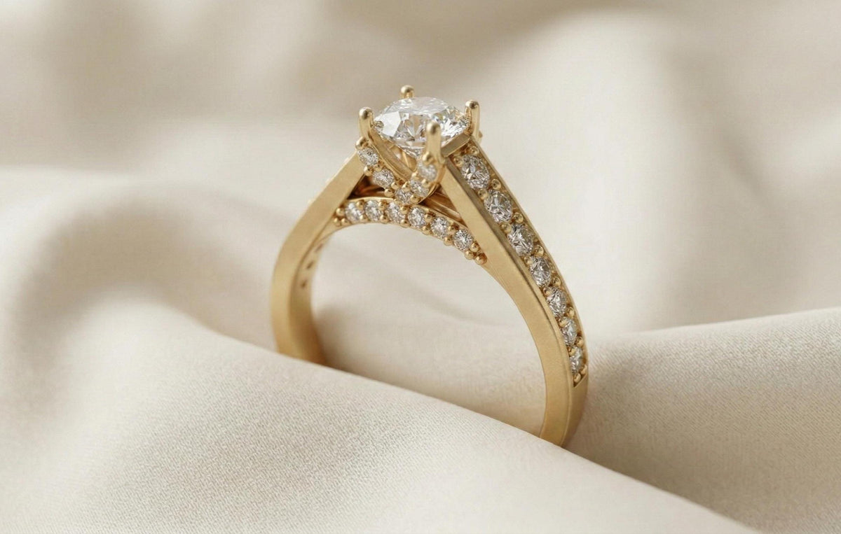 925 Sterling Silver Round Cut Diamond Engagement Ring, Classic Solitaire Promise Ring for Women, Luxury Bridal Wedding Ring, Gift for Her,