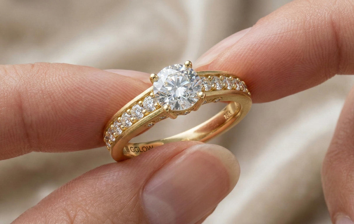 925 Sterling Silver Round Cut Diamond Engagement Ring, Classic Solitaire Promise Ring for Women, Luxury Bridal Wedding Ring, Gift for Her,
