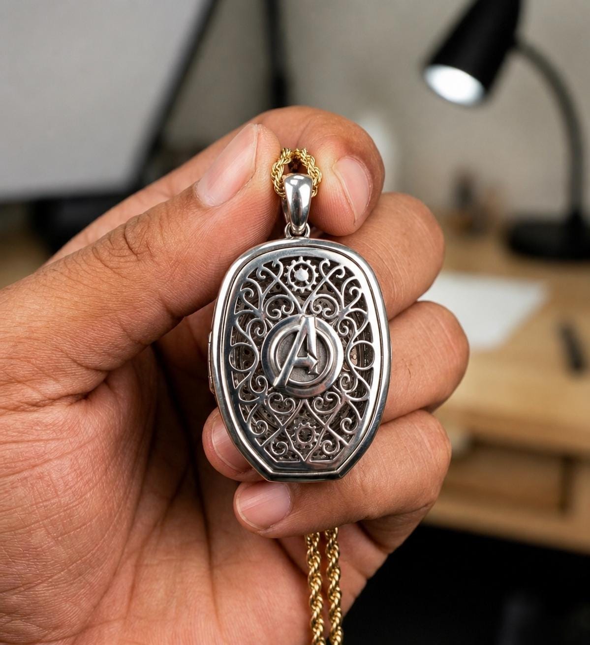Rare Iced Out Iron Man Mask Pendant | 925 Sterling Silver Avengers Jewelry | Superhero Necklace | Comic Fan Gift for Him/her