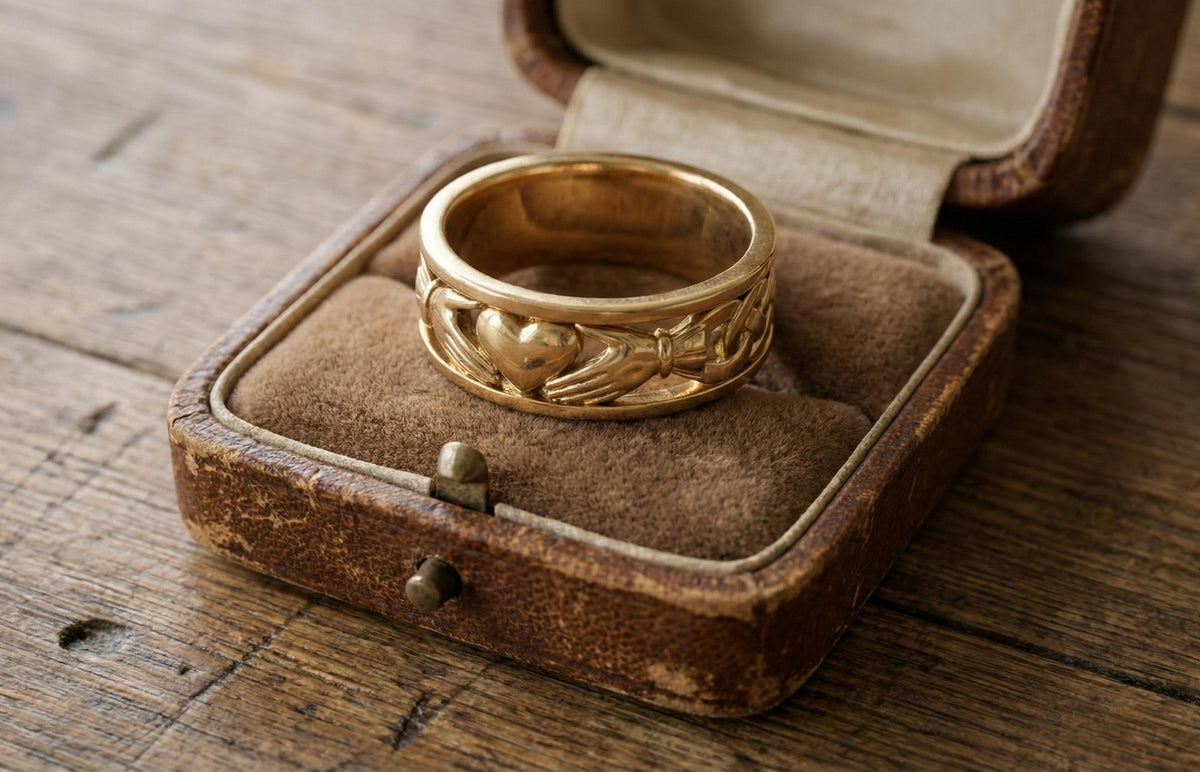 Sterling Silver Hands Holding Heart Ring | Fede Ring | Fenian Claddagh Band | Friendship Promise Ring | Love Hug Ring | Meaningful Gift