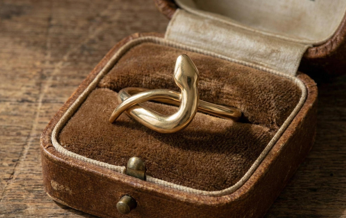 Sterling Silver Snake Ring – Minimalist Serpent Wrap, Adjustable Unisex Jewelry
