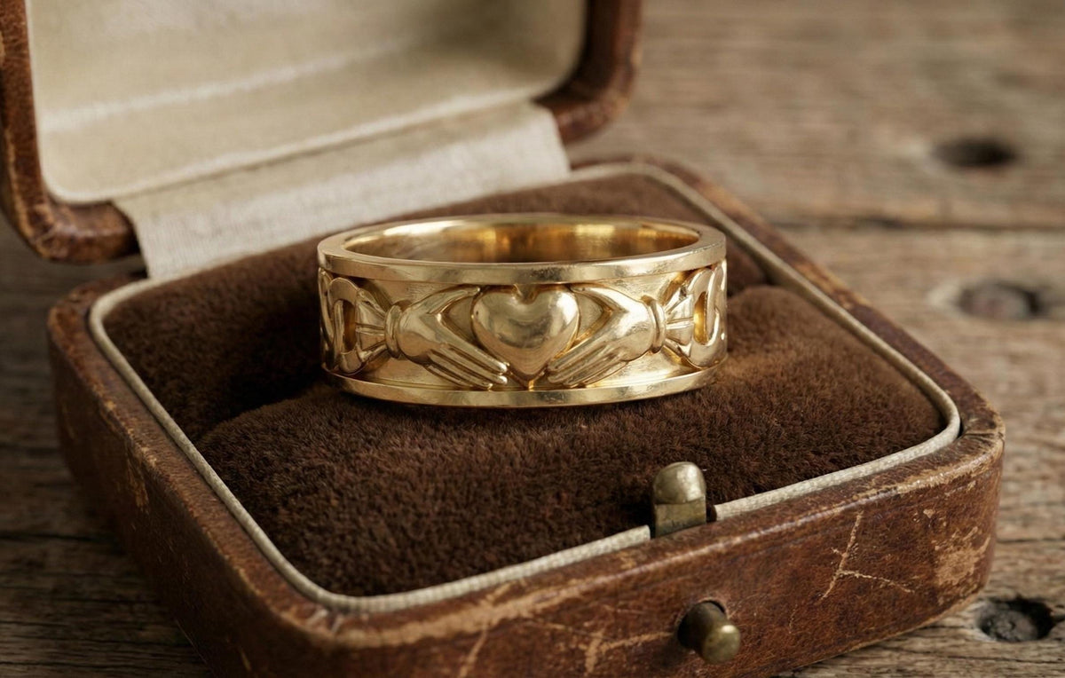 Sterling Silver Hands Holding Heart Ring | Fede Ring | Fenian Claddagh Band | Friendship Promise Ring | Love Hug Ring | Meaningful Gift