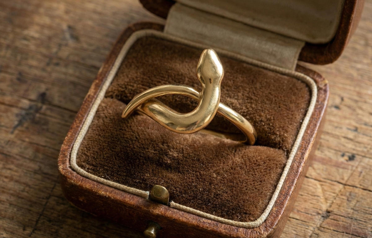 Sterling Silver Snake Ring – Minimalist Serpent Wrap, Adjustable Unisex Jewelry